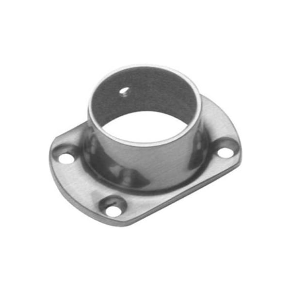 Lavi Industries Lavi Industries, Flange, Wall, Cut, for 1.5" Tubing, Satin Stainless Steel 44-511/1H - main